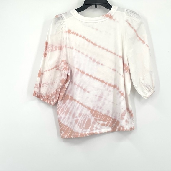 Splendid Women's Celeste Puff Sleeve Top In Sugar Tie Dye Size Medium NWT - Picture 2 of 7